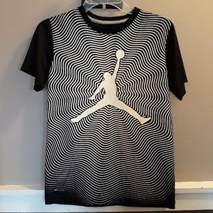 Boys tshirt black and white dry fit